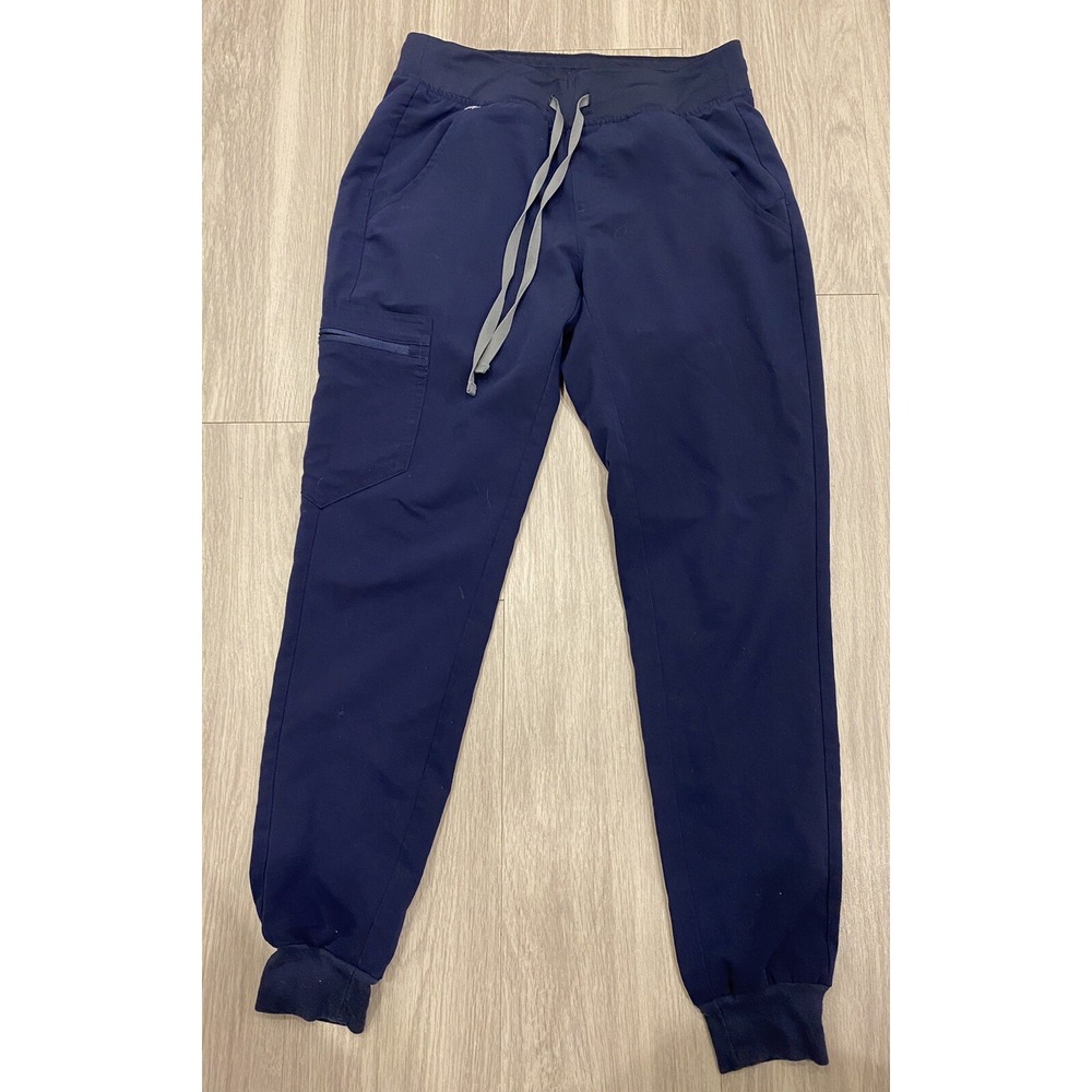 Figs Zamora Jogger Scrub Pant Navy Blue Women's Sz XS Pants Scrubs